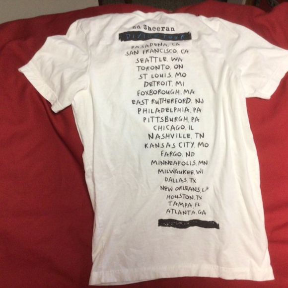 ED SHEERAN concert tshirt - Picture 2 of 2